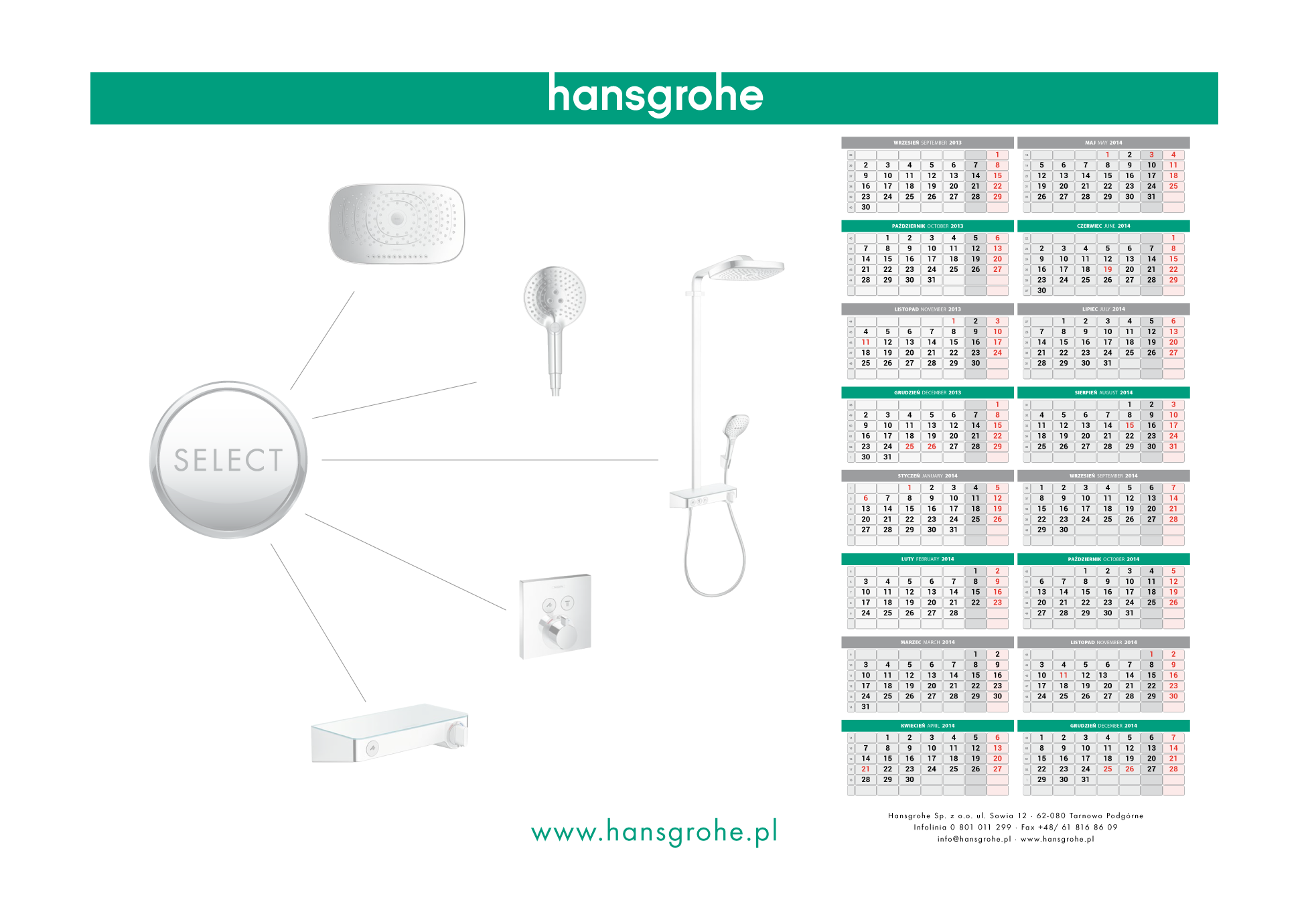 Hansgrohe - biuwar Kryolan